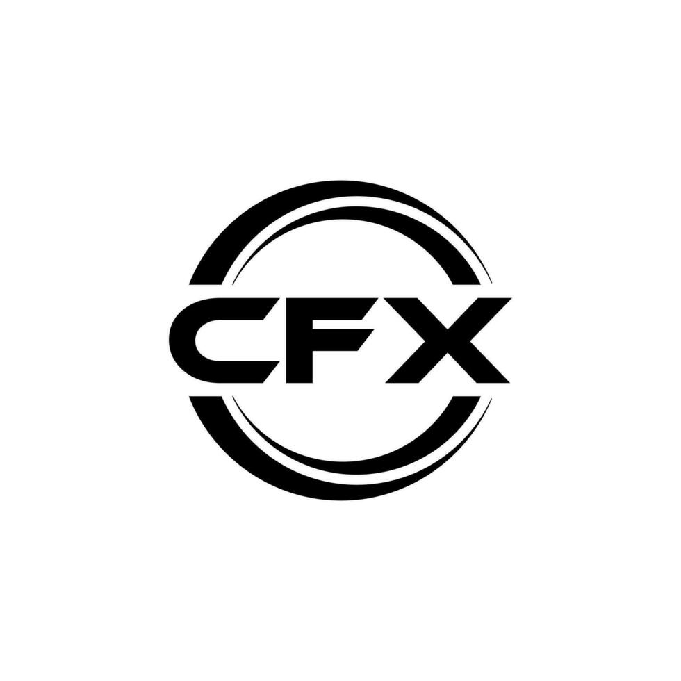 cfx logo disegno, ispirazione per un' unico identità. moderno eleganza e creativo design. filigrana il tuo successo con il Impressionante Questo logo. vettore