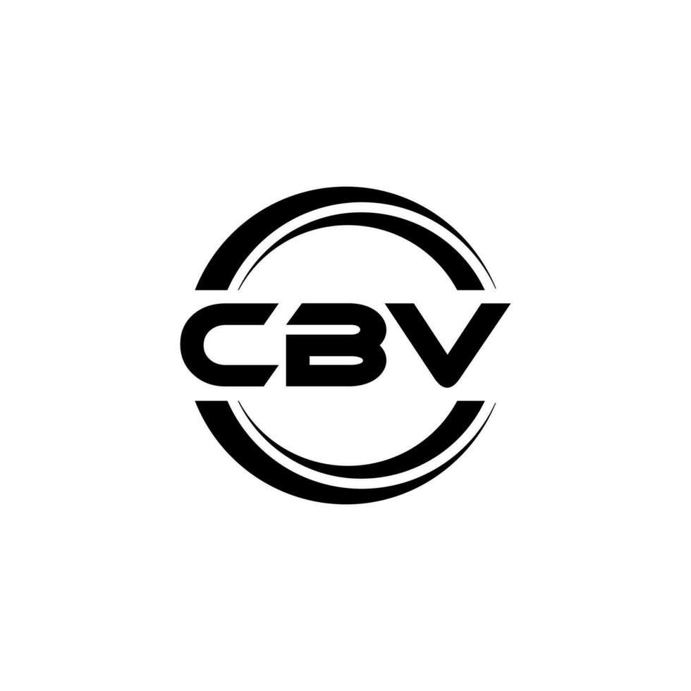 cbv logo disegno, ispirazione per un' unico identità. moderno eleganza e creativo design. filigrana il tuo successo con il Impressionante Questo logo. vettore