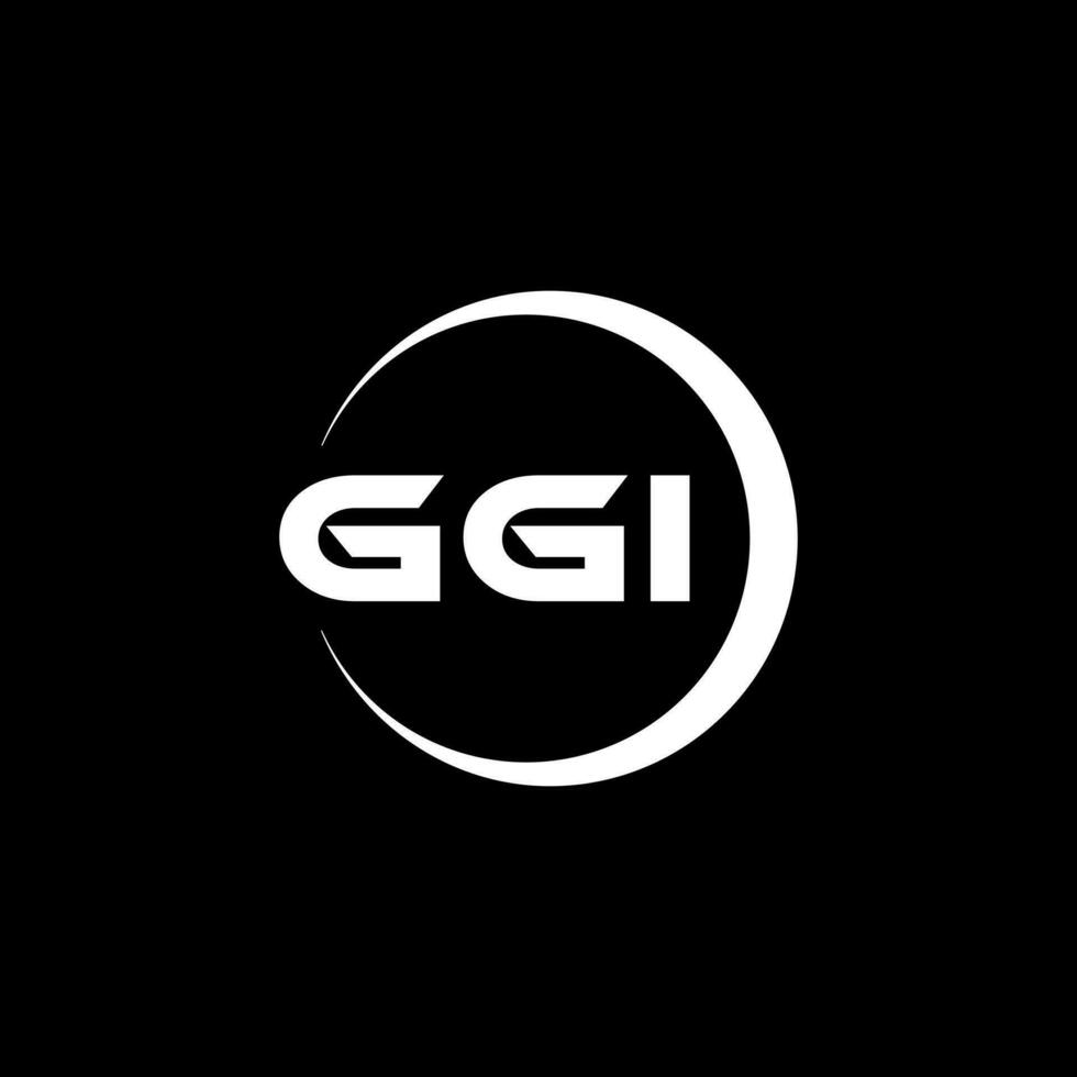 gg logo disegno, ispirazione per un' unico identità. moderno eleganza e creativo design. filigrana il tuo successo con il Impressionante Questo logo. vettore