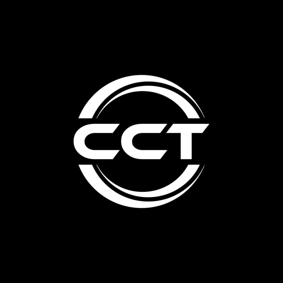 cct logo disegno, ispirazione per un' unico identità. moderno eleganza e creativo design. filigrana il tuo successo con il Impressionante Questo logo. vettore