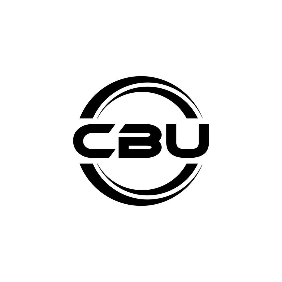 cbu logo disegno, ispirazione per un' unico identità. moderno eleganza e creativo design. filigrana il tuo successo con il Impressionante Questo logo. vettore