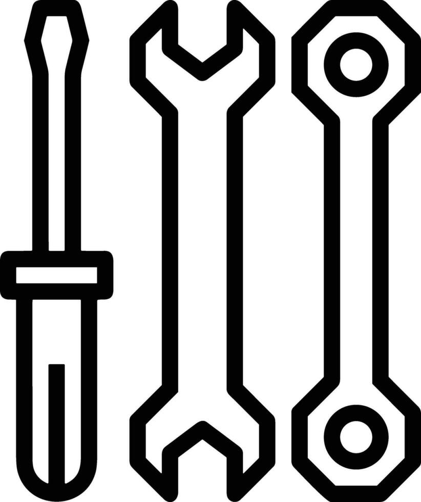 Cacciavite riparazione icona simbolo vettore Immagine. illustrazione di il fix kit di strumenti design Immagine. eps 10