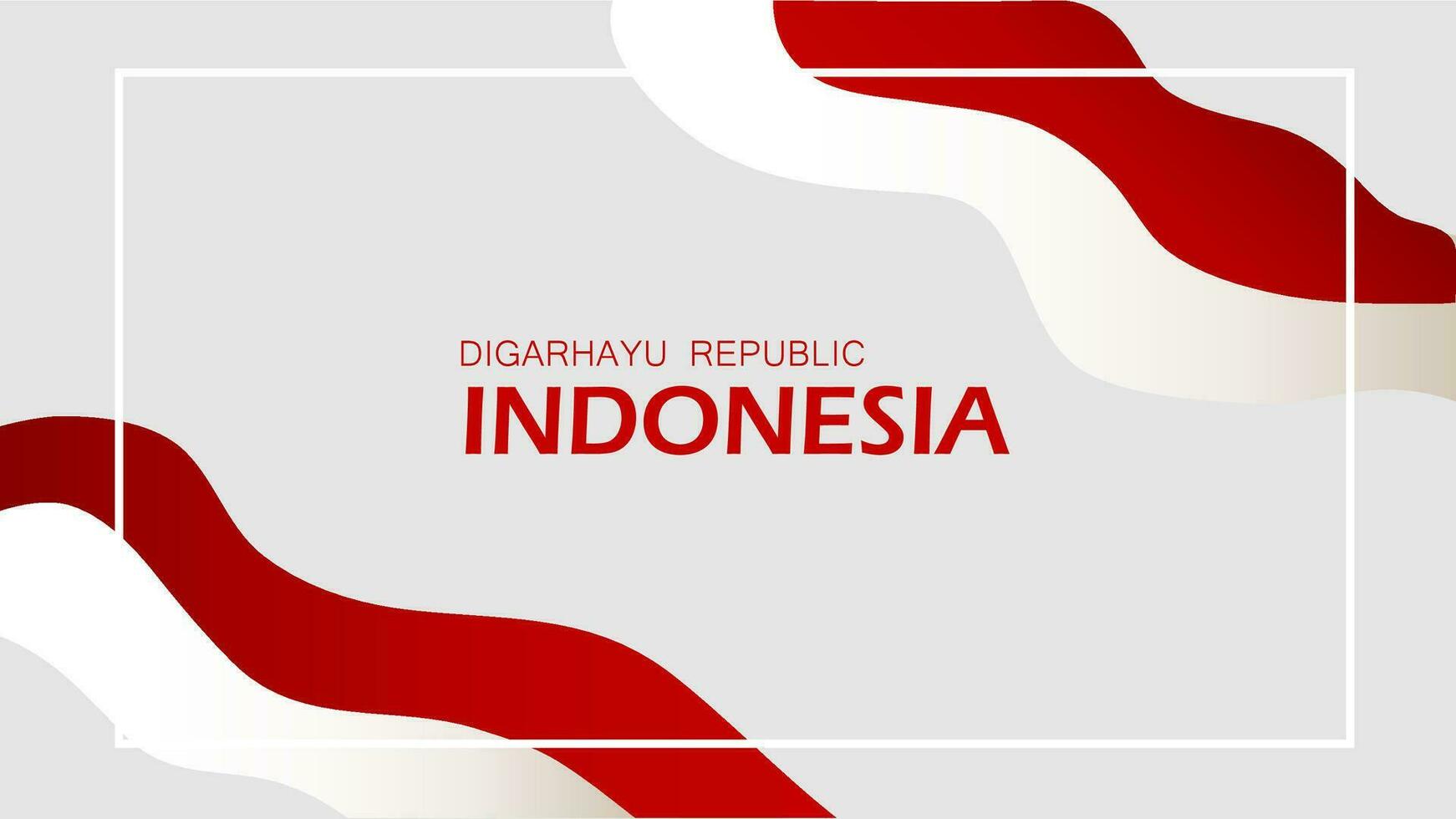 sfondo bandiera indonesiano nazionale bandiera simbolo design e celebrare compleanno manifesto. vettore illustrazione.