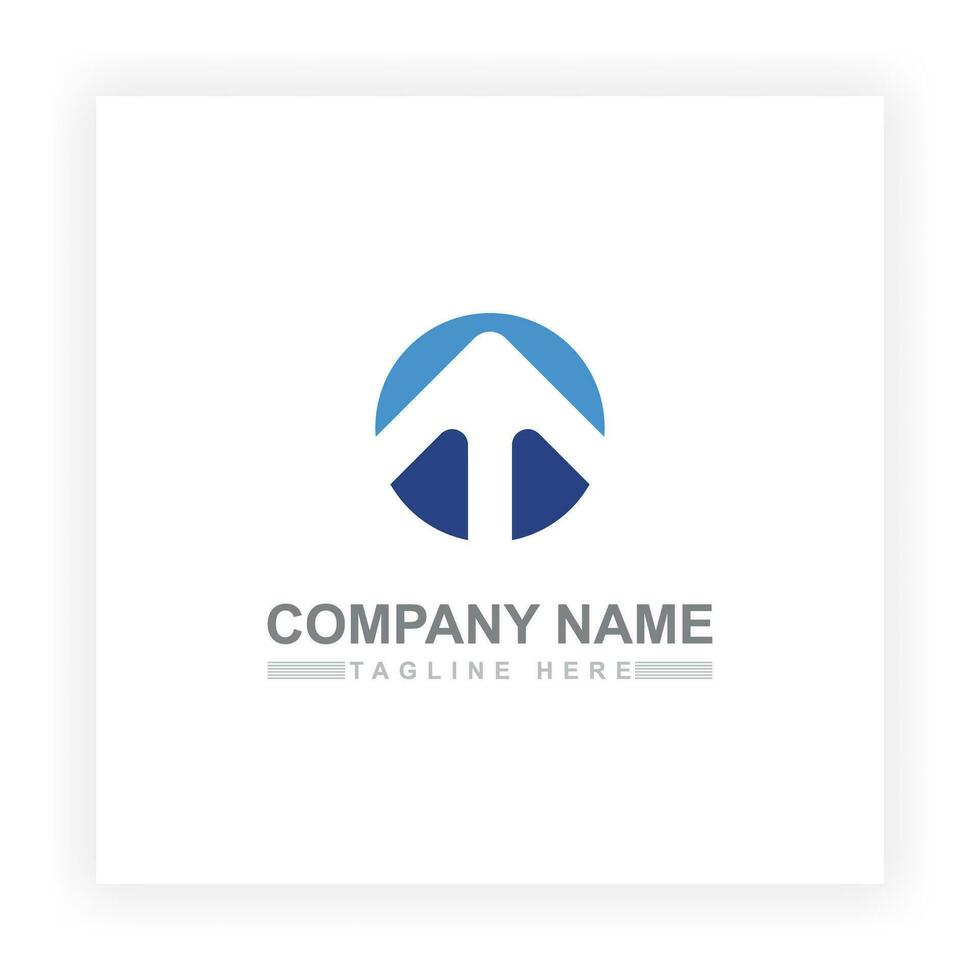 finanziario consultivo mercato grafico con frecce per inizio su e superiore livello aziende adatto per attività commerciale simbolo e azienda logo. logo design vettore