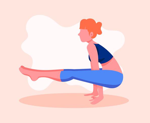 Yoga Class Illustration vettore