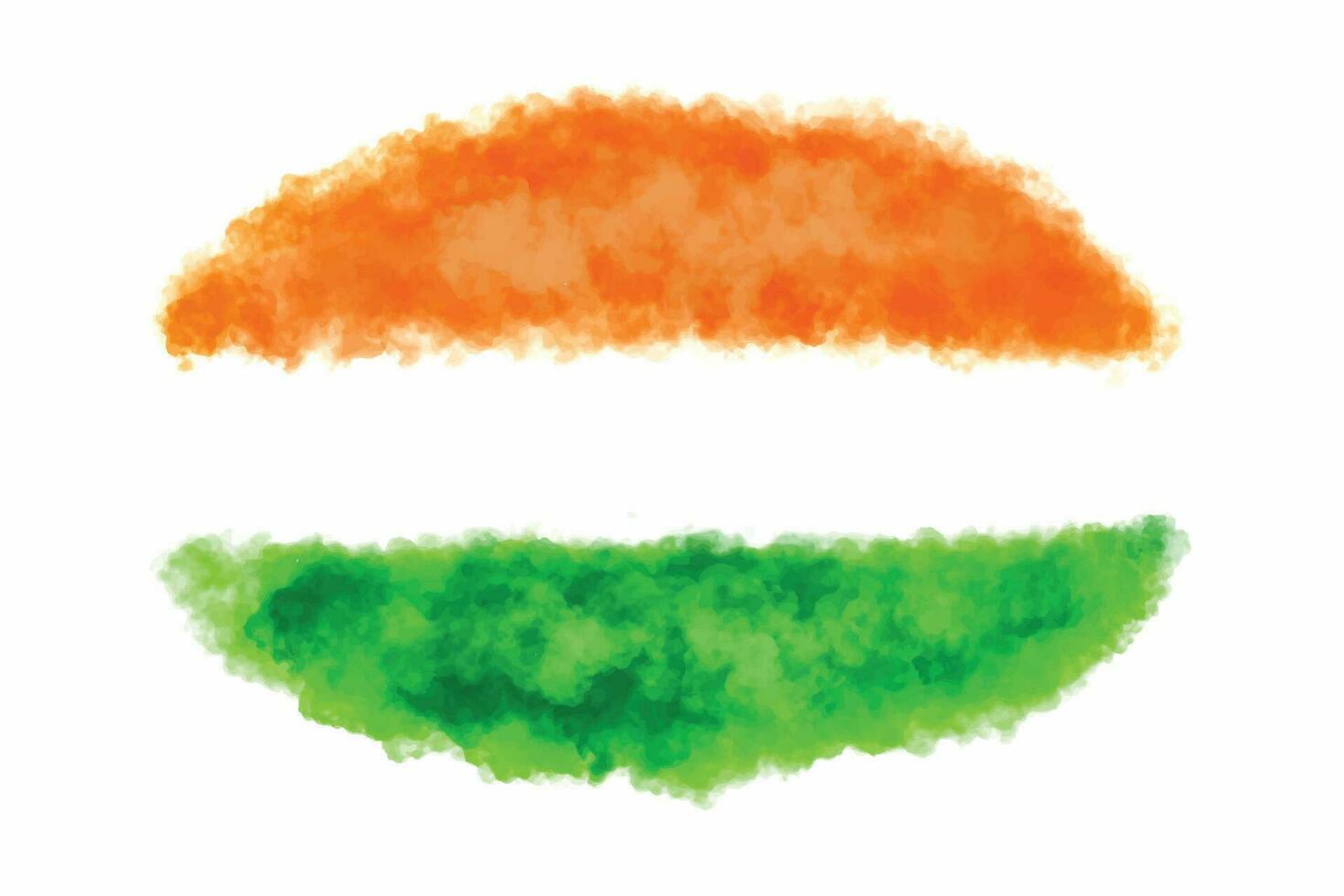 bellissimo indiano indipendenza giorno tricolore acquerello struttura sfondo vettore