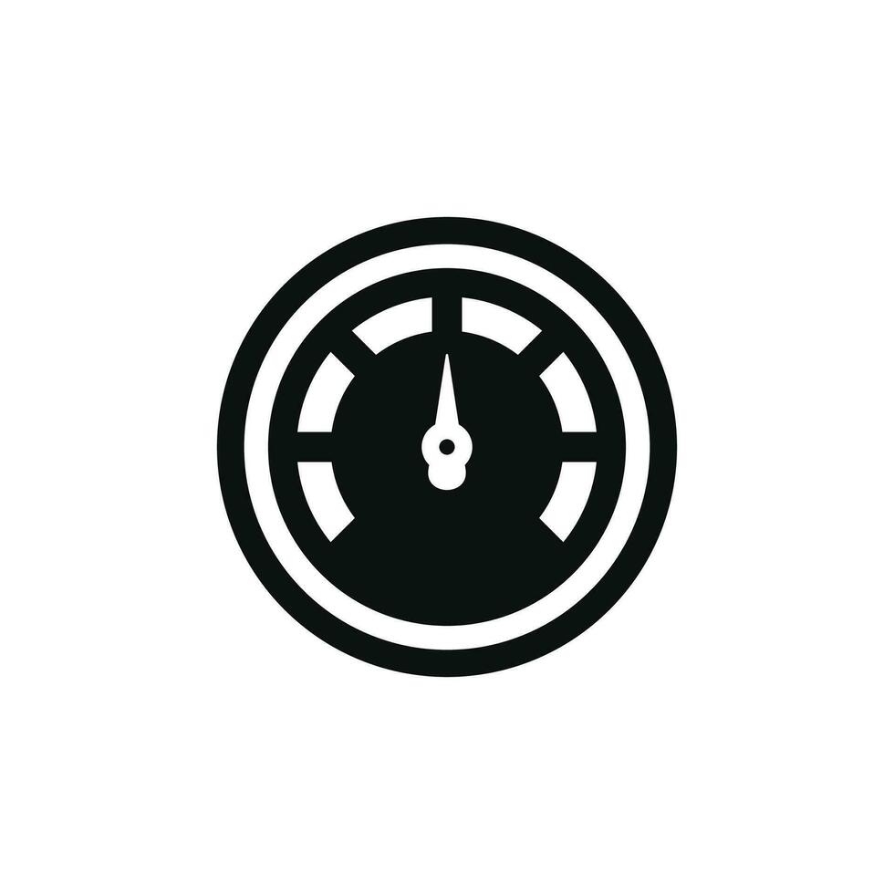 tachimetro icona isolato su bianca sfondo vettore