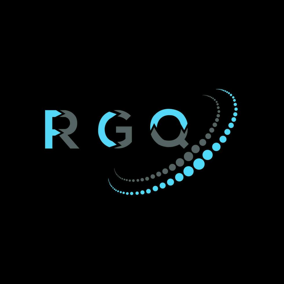 rgq lettera logo creativo design. rgq unico design. vettore