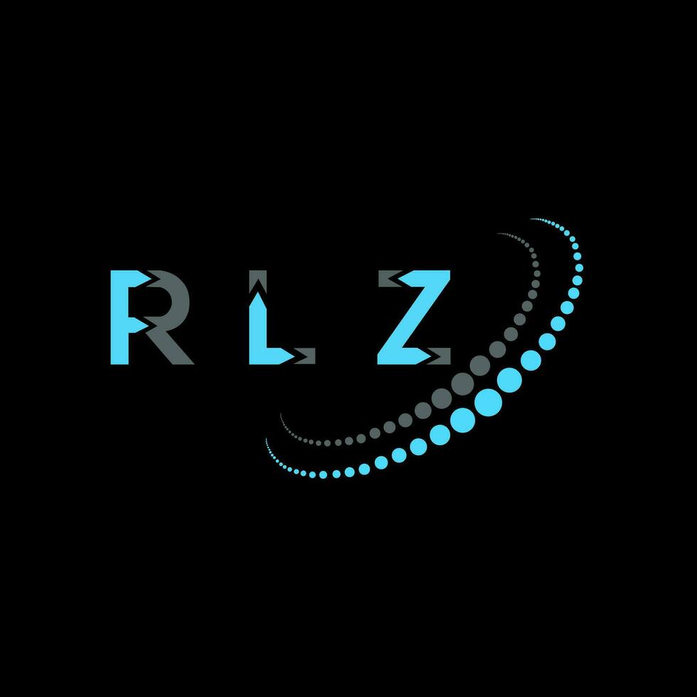 rlz lettera logo creativo design. rlz unico design. vettore