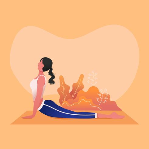 Yoga Class Vector