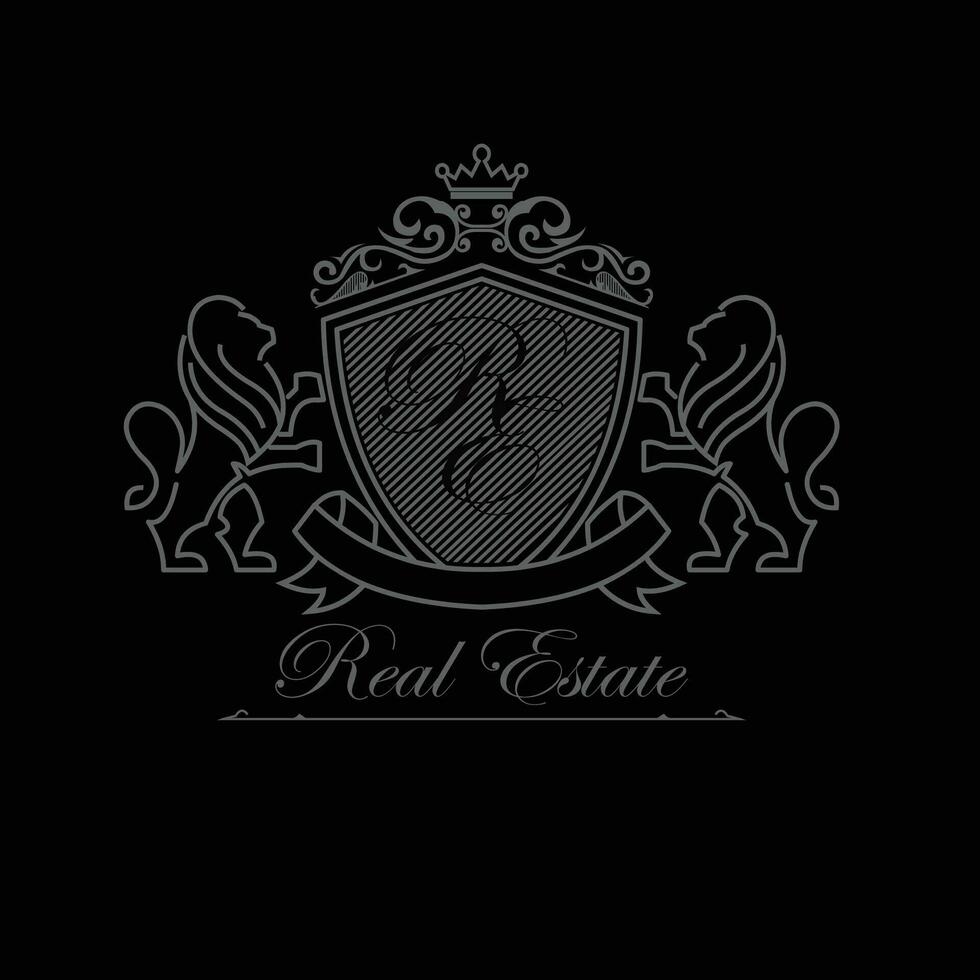 reale tenuta logo vettore