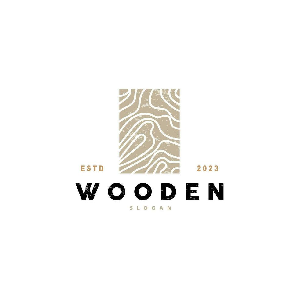 legna logo, legna fibra abbaiare strato vettore, albero tronco ispirazione illustrazione design vettore