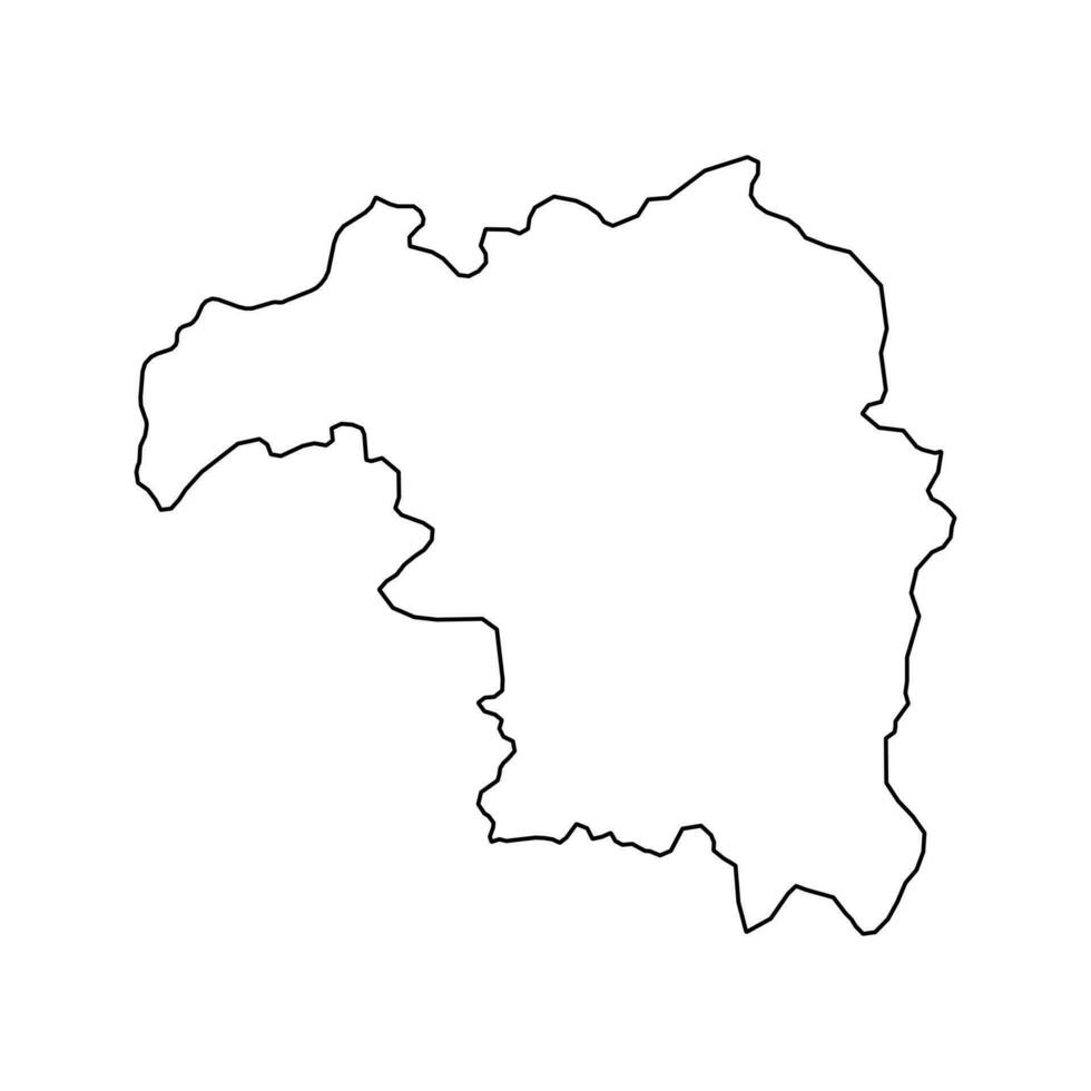 kaduna stato carta geografica, amministrativo divisione di il nazione di Nigeria. vettore illustrazione.