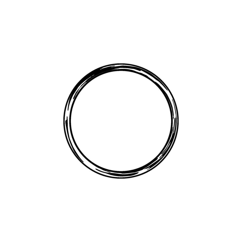 zen cerchio icona simbolo. estetico cerchio forma per logo, arte telaio, arte illustrazione, sito web o grafico design elemento. vettore illustrazione