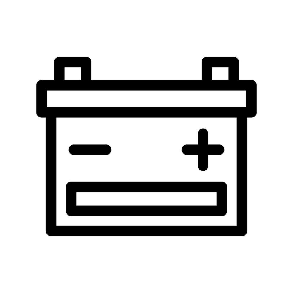 accumulatore icona vettore simbolo design illustrazione