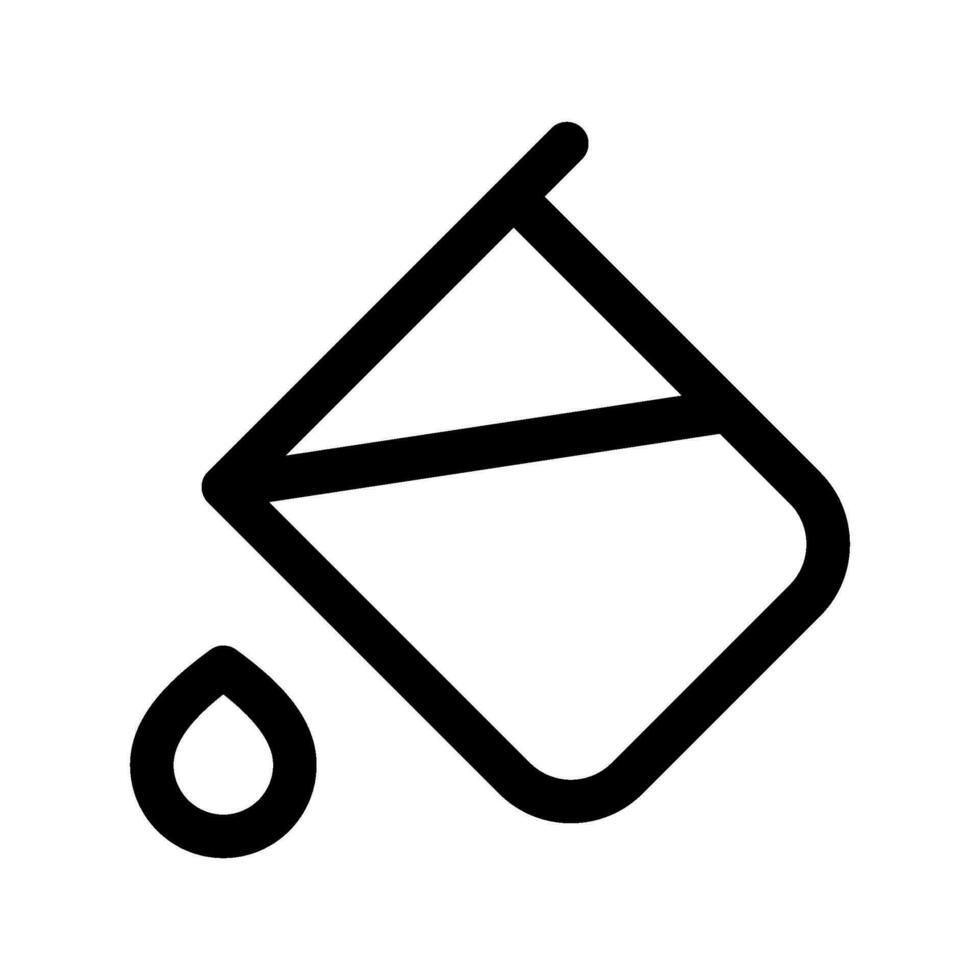 colore riempire icona vettore simbolo design illustrazione