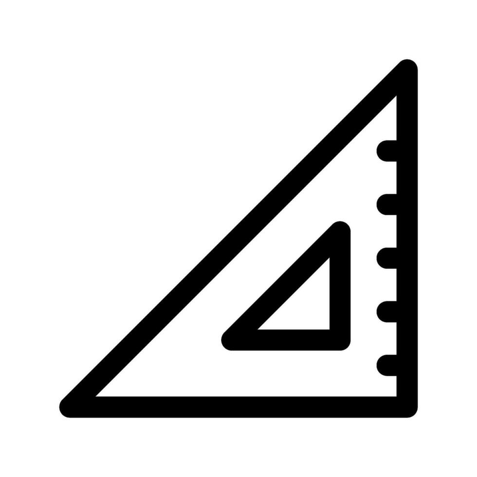 righello icona vettore simbolo design illustrazione