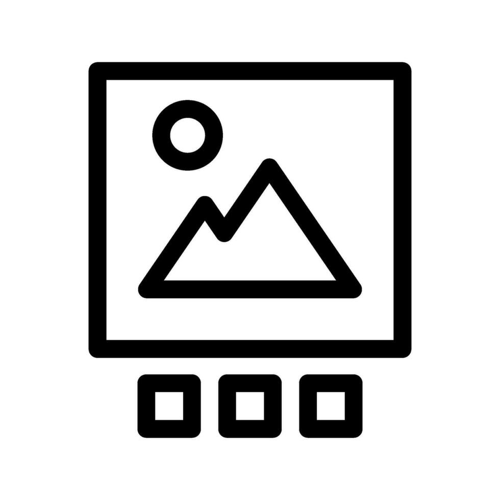 album icona vettore simbolo design illustrazione