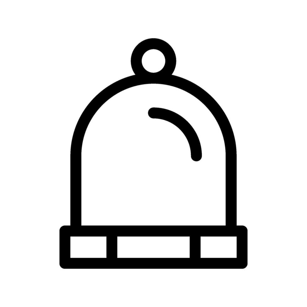 inverno cappello icona vettore simbolo design illustrazione