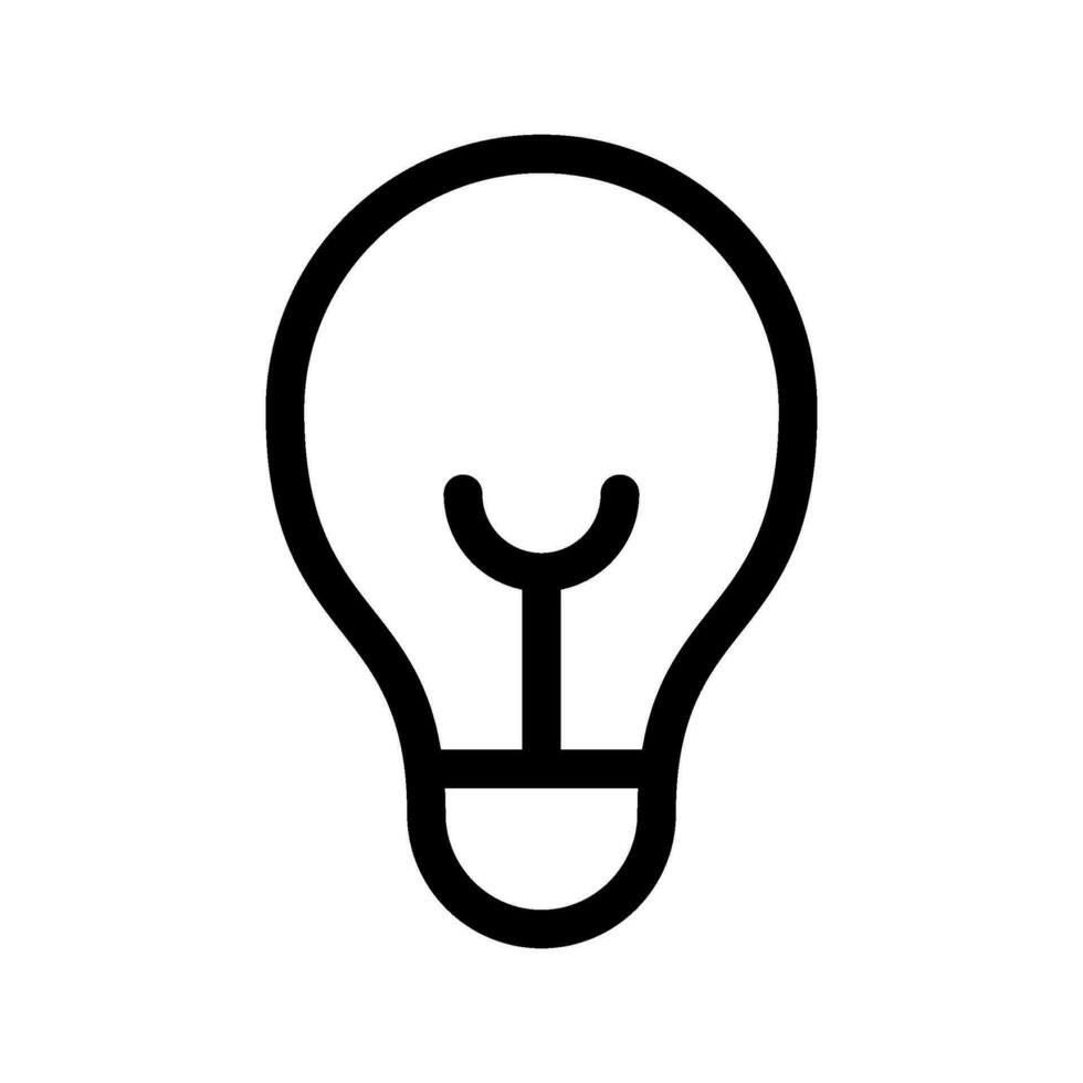 leggero lampadina icona vettore simbolo design illustrazione