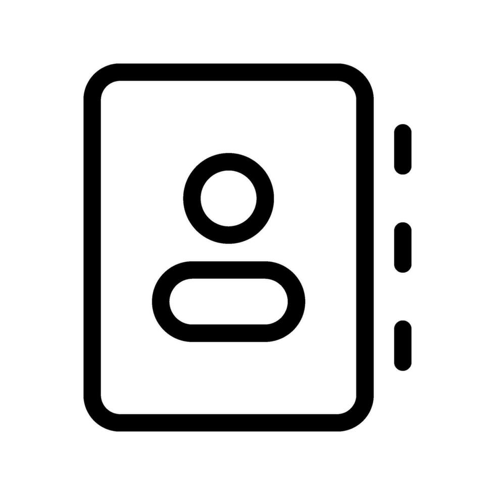 taccuino icona vettore simbolo design illustrazione