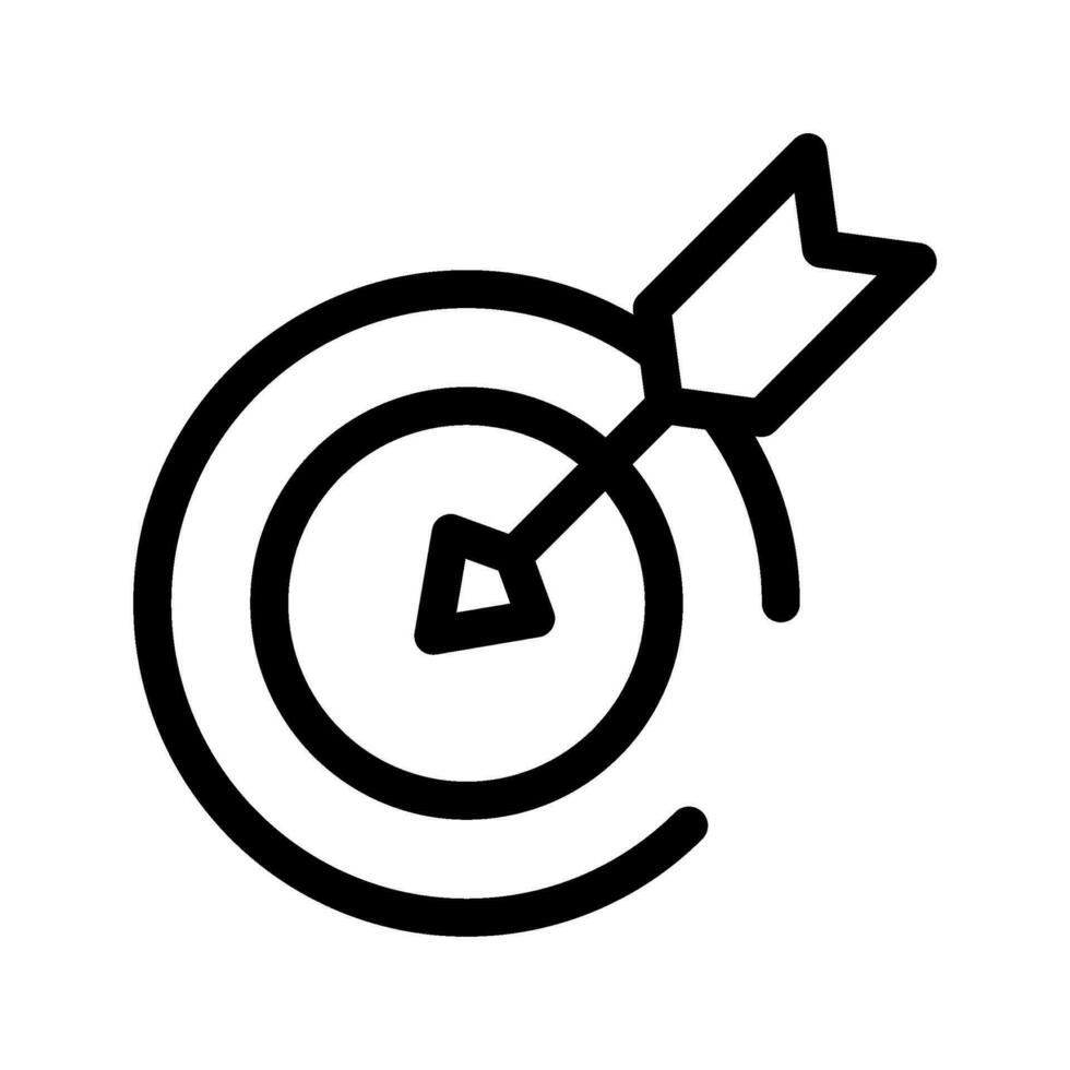 obbiettivo icona vettore simbolo design illustrazione
