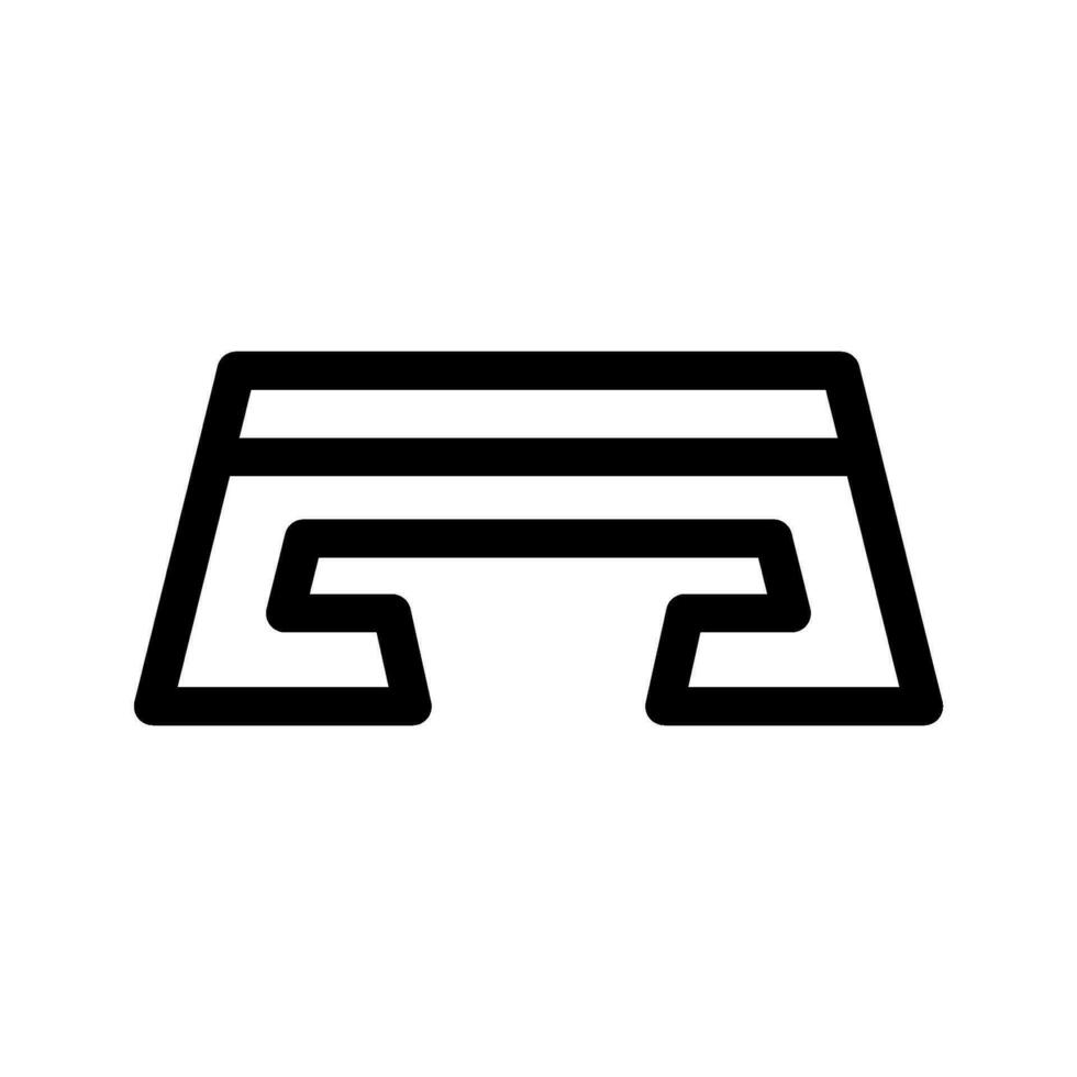 fitness passo icona vettore simbolo design illustrazione
