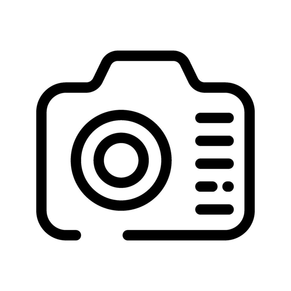 telecamera icona vettore simbolo design illustrazione