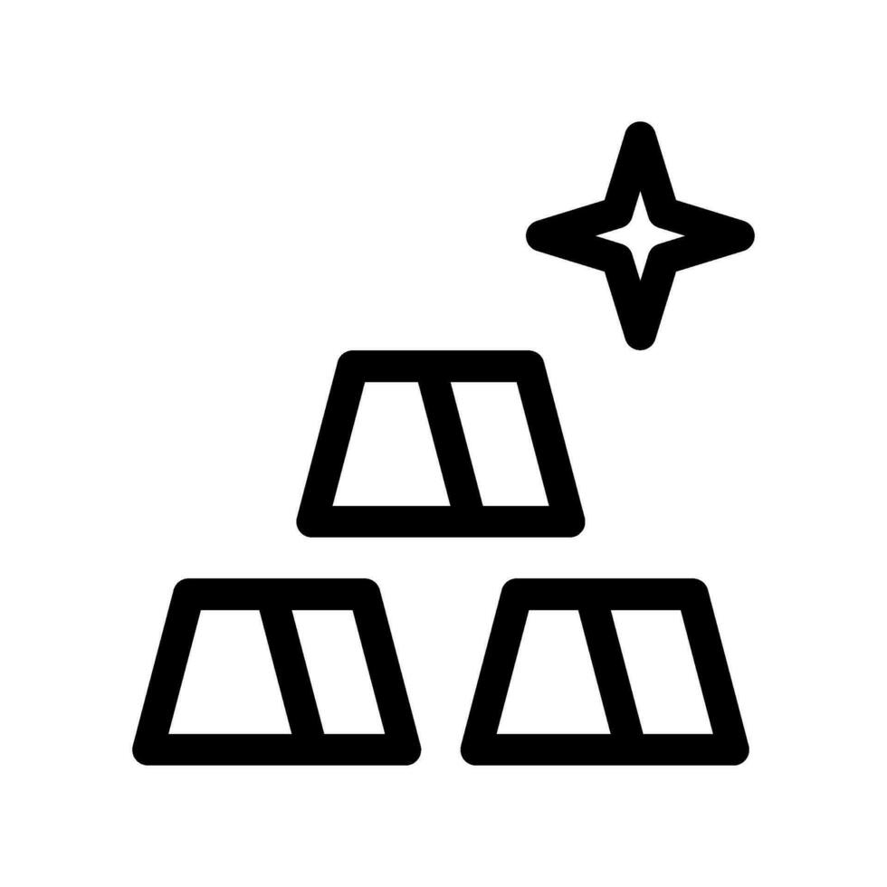oro icona vettore simbolo design illustrazione