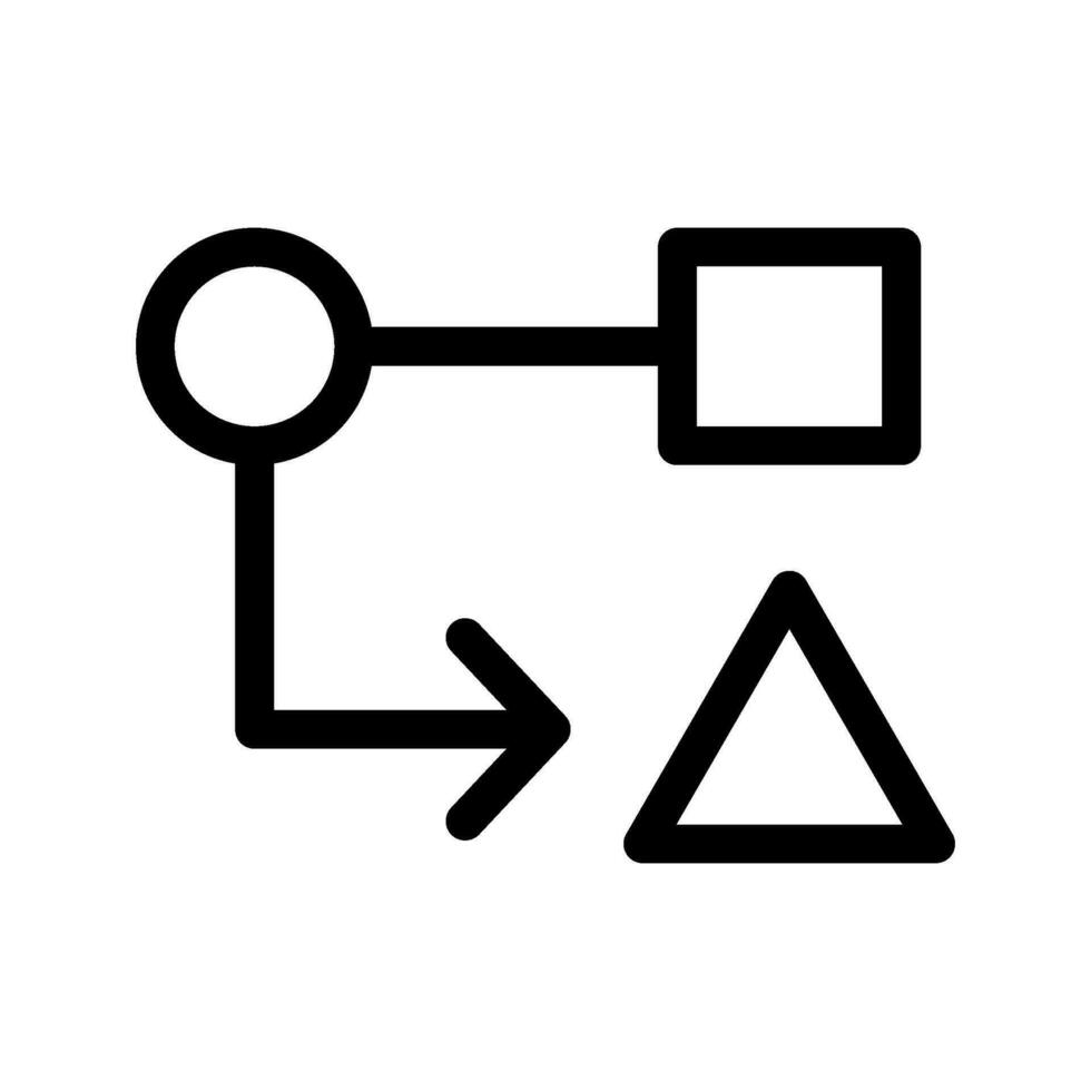 flusso grafico icona vettore simbolo design illustrazione