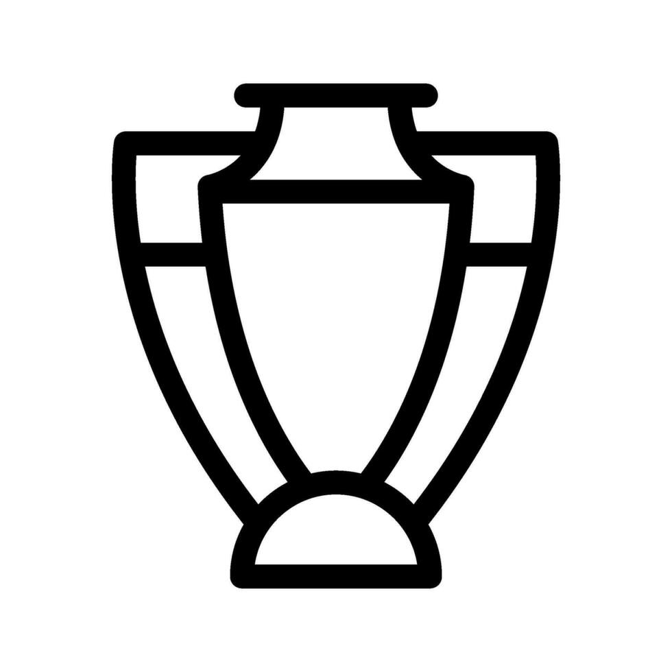 trofeo icona vettore simbolo design illustrazione
