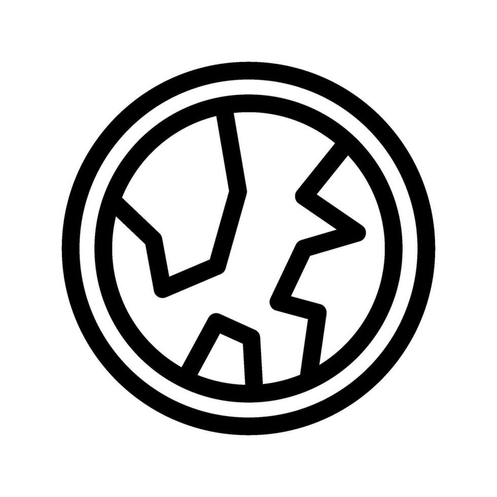 pianeta icona vettore simbolo design illustrazione