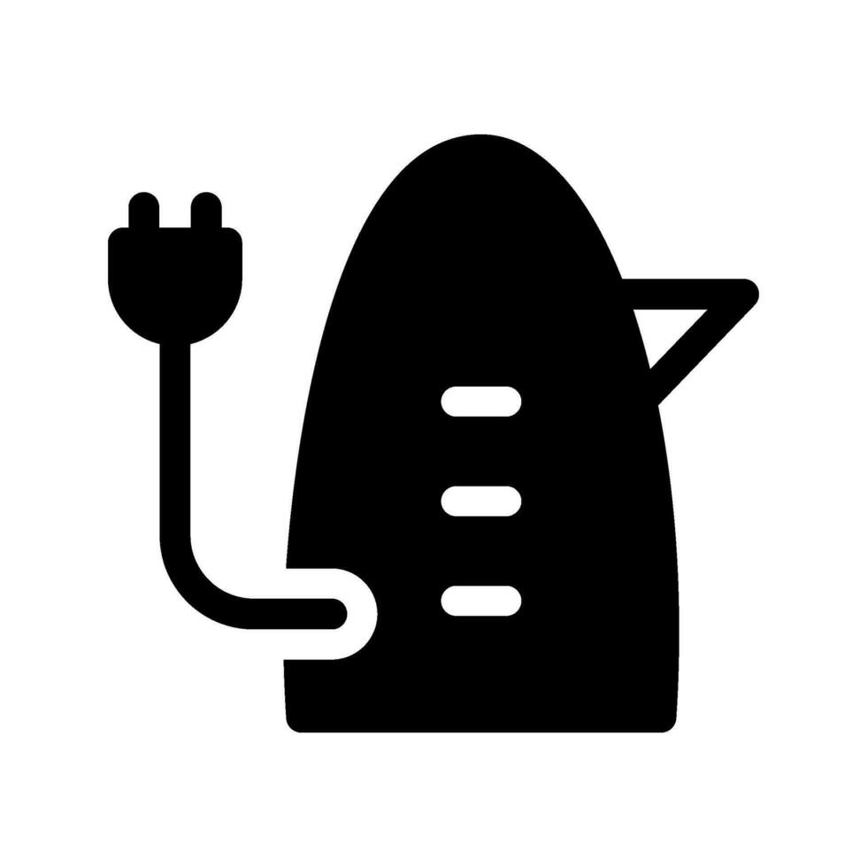 elettrico bollitore icona vettore simbolo design illustrazione
