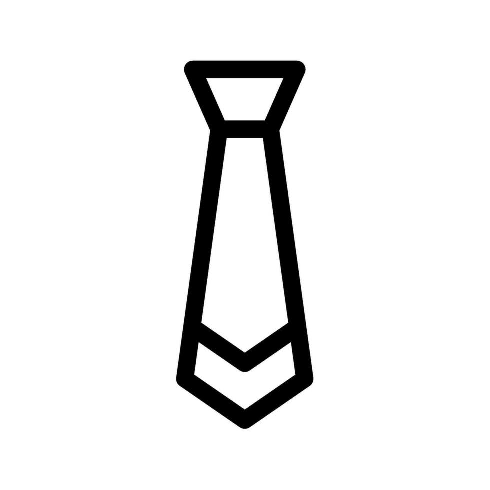 cravatta icona vettore simbolo design illustrazione