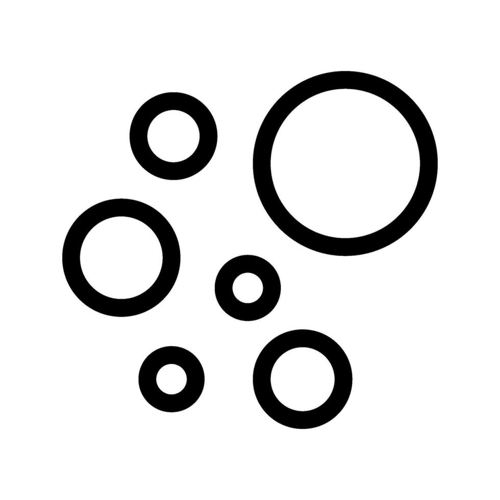 bolle icona vettore simbolo design illustrazione
