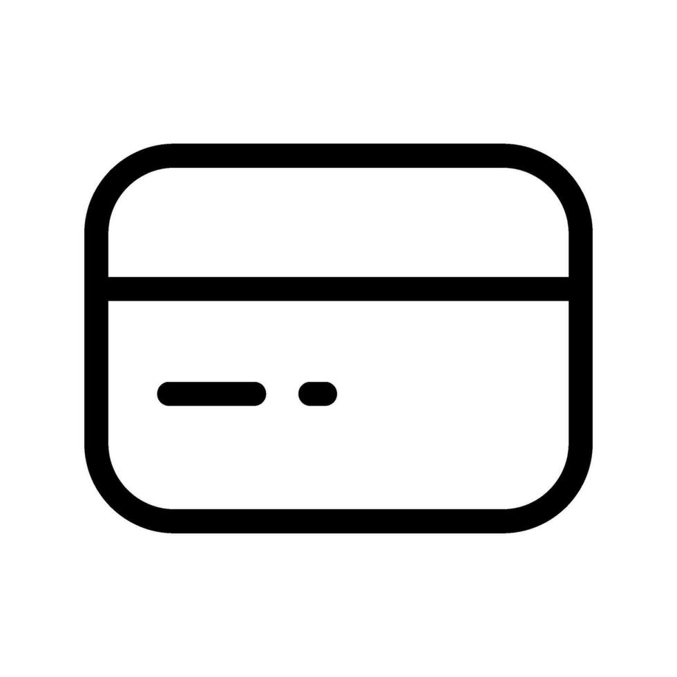 addebito carta icona vettore simbolo design illustrazione