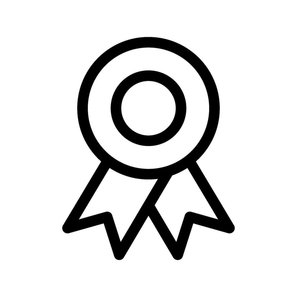 stella medaglia icona vettore simbolo design illustrazione