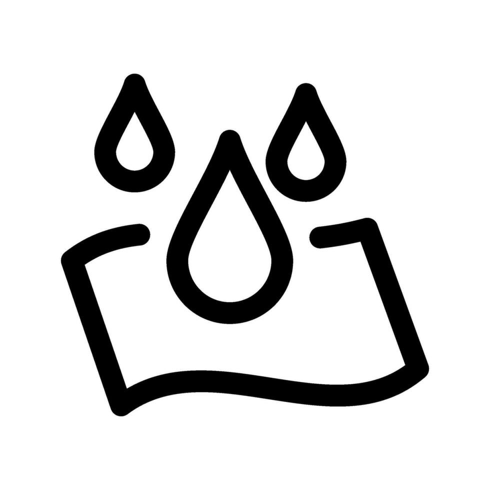 umidità icona vettore simbolo design illustrazione