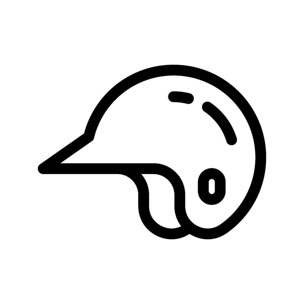 baseball casco icona vettore simbolo design illustrazione