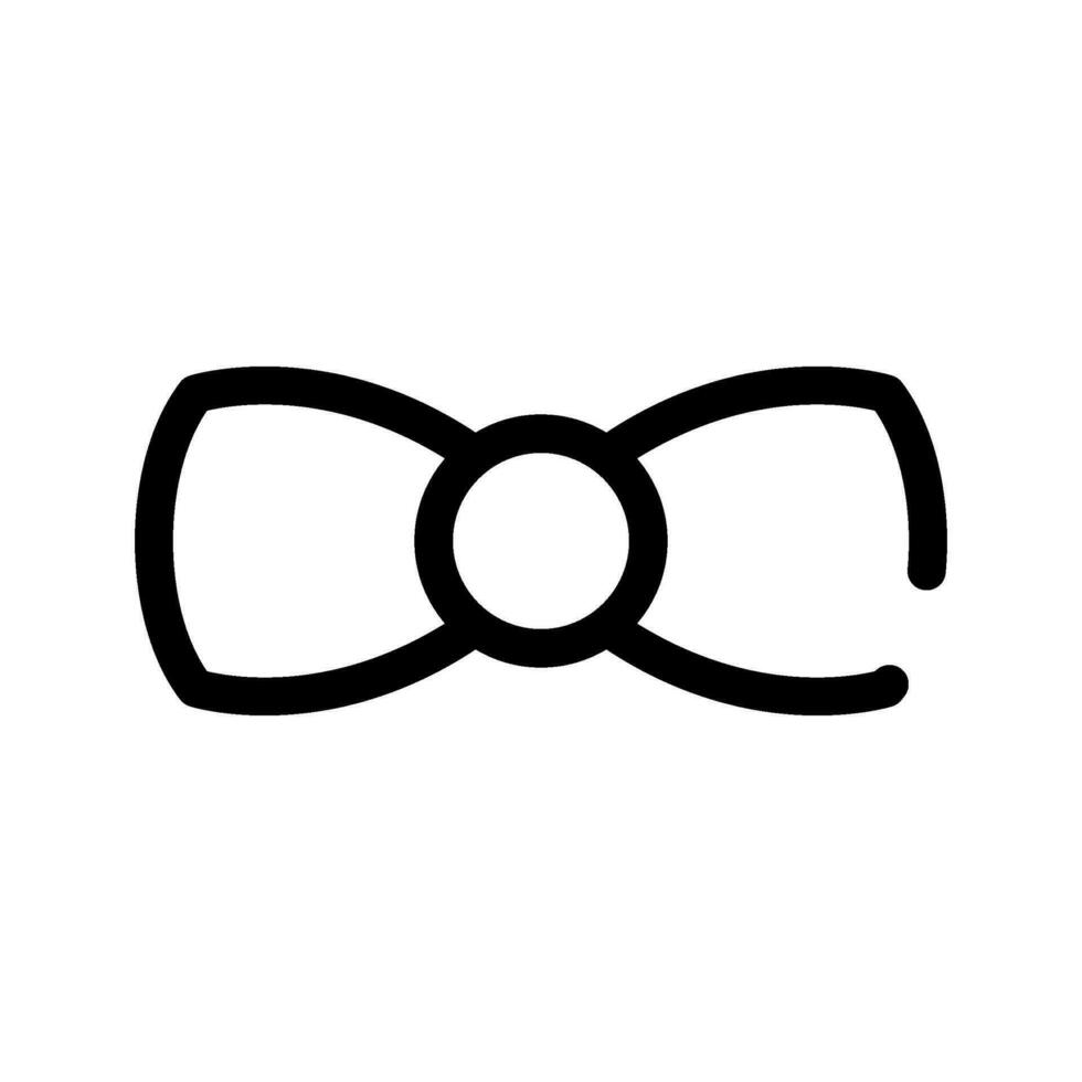 arco cravatta icona vettore simbolo design illustrazione