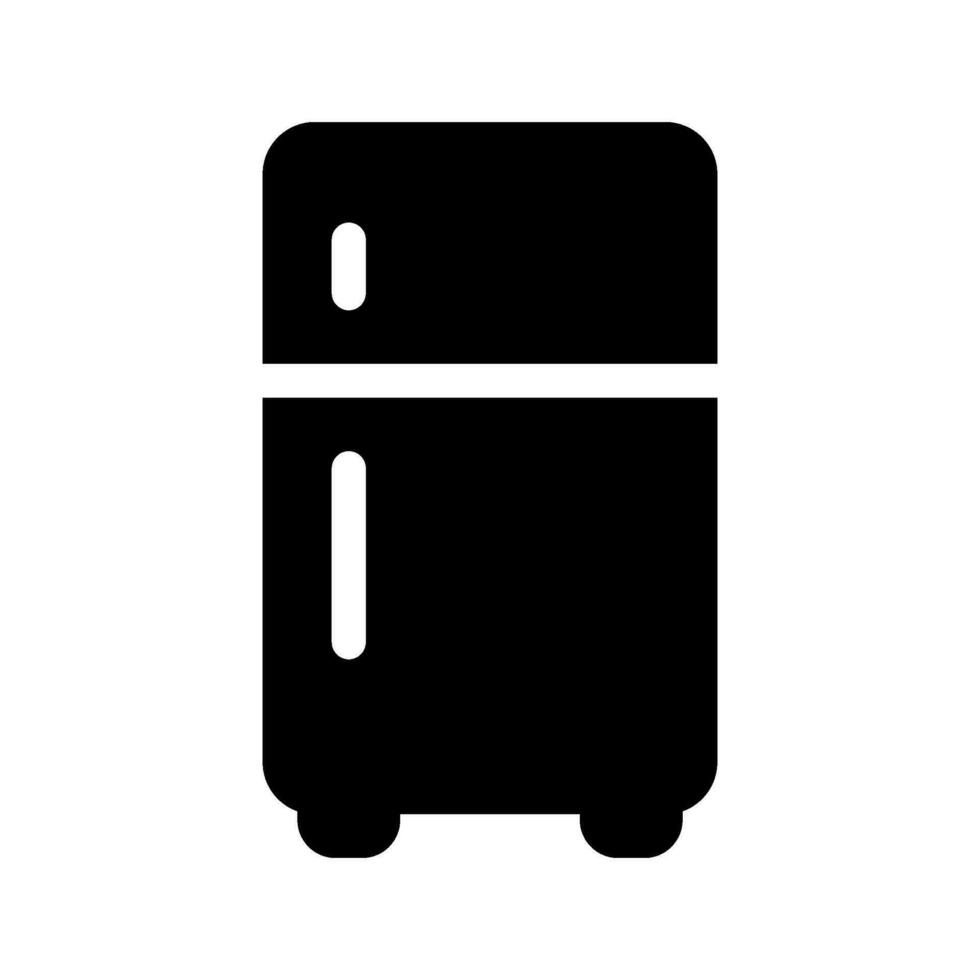 frigorifero icona vettore simbolo design illustrazione