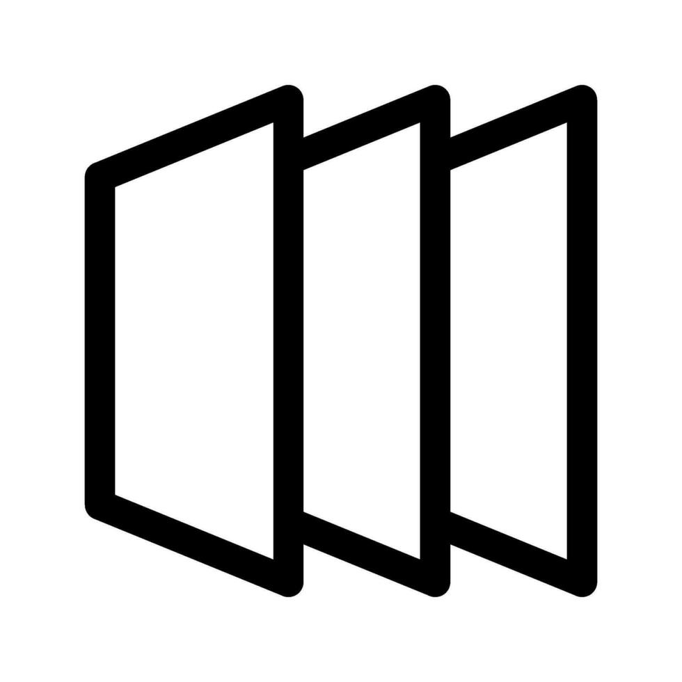 strato icona vettore simbolo design illustrazione