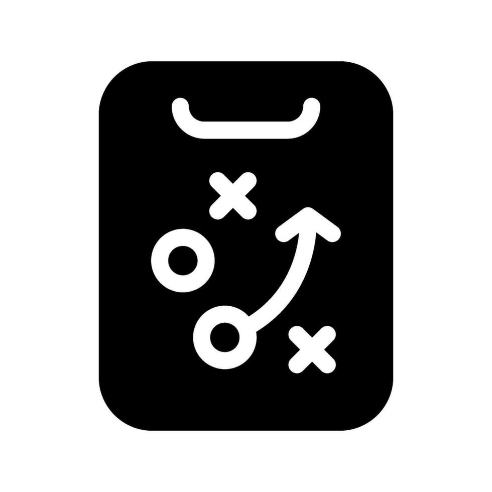 strategia icona vettore simbolo design illustrazione