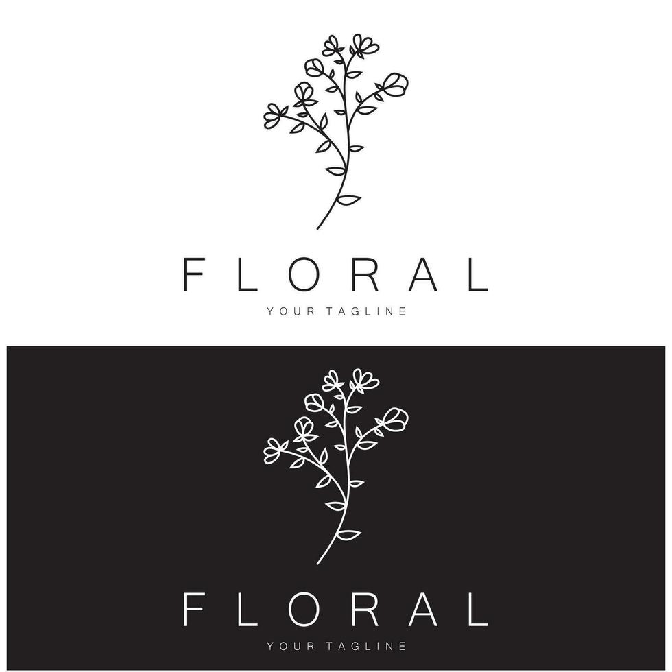 elegante floreale e foglia telaio. delicato botanico vettore illustrazione per etichette, terme, aziendale identità, e nozze inviti