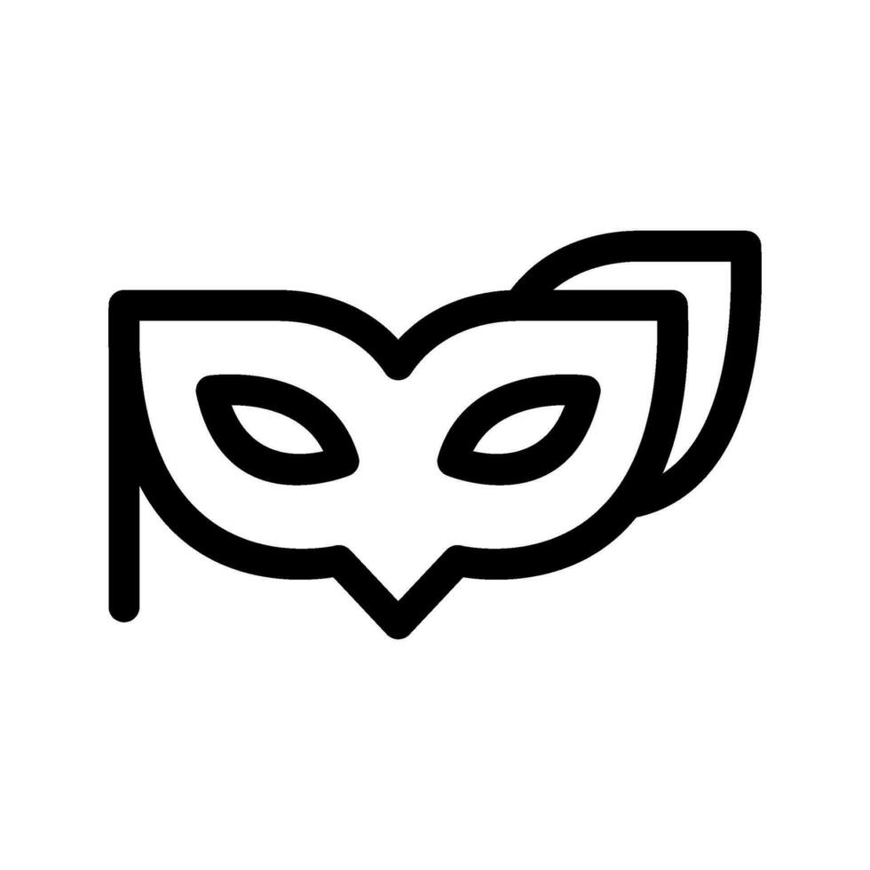 occhio maschera icona vettore simbolo design illustrazione