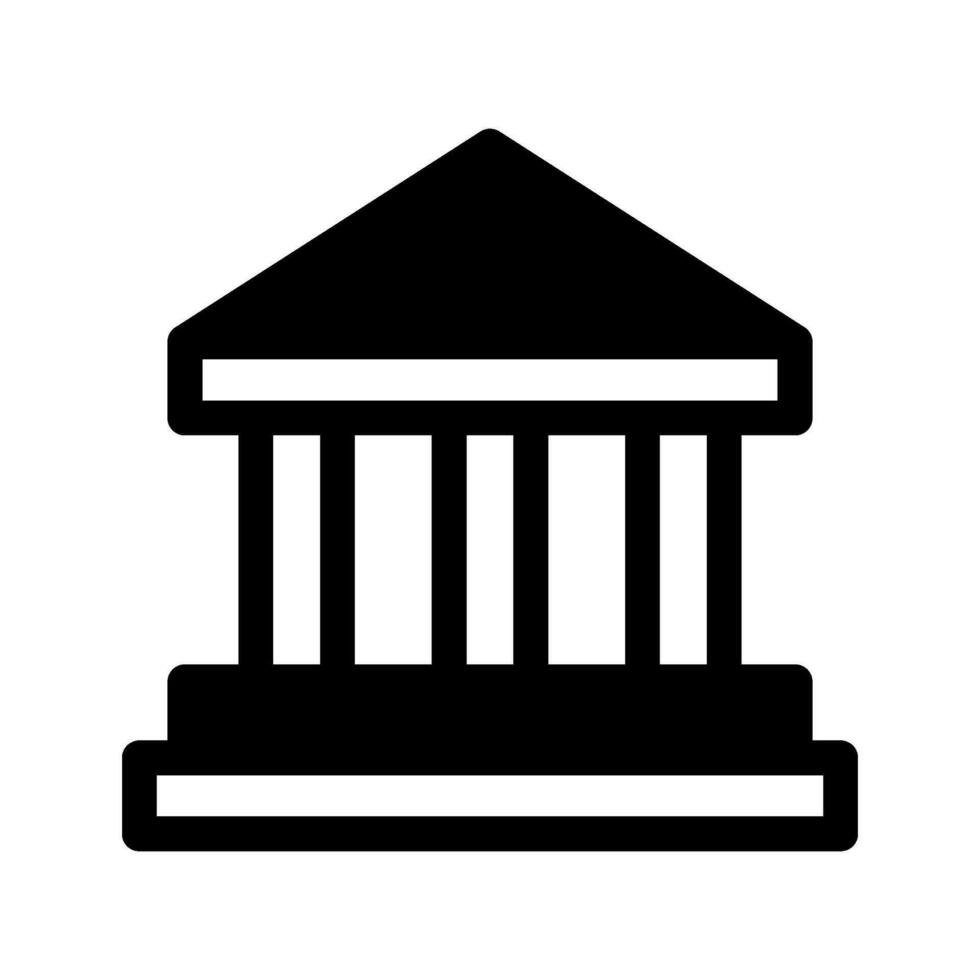 Università icona vettore simbolo design illustrazione