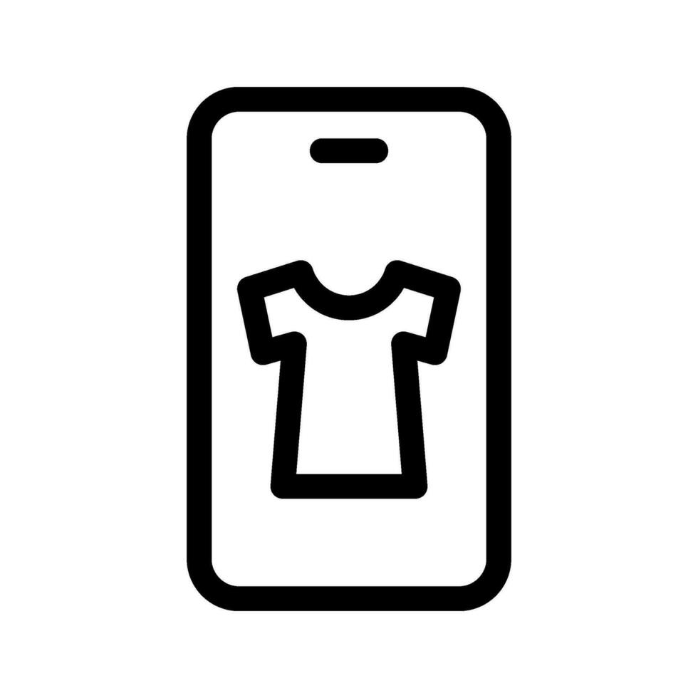 in linea shopping icona vettore simbolo design illustrazione