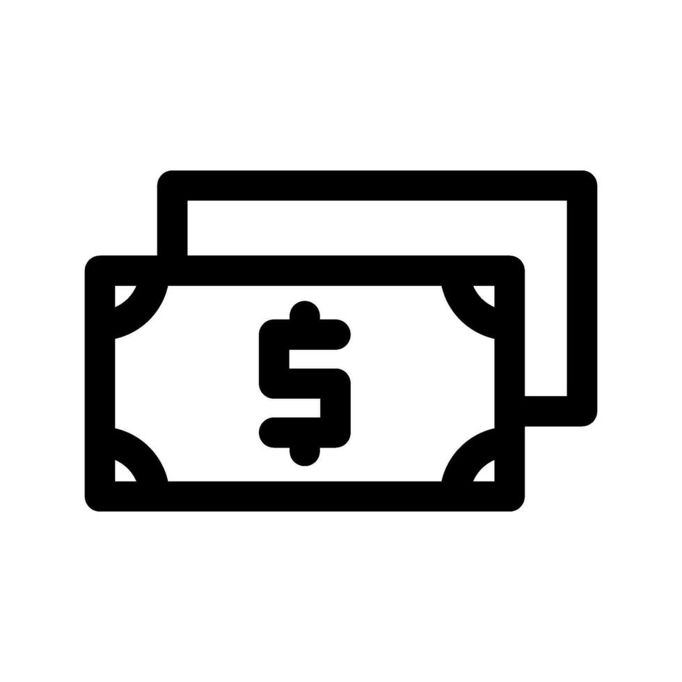 i soldi icona vettore simbolo design illustrazione