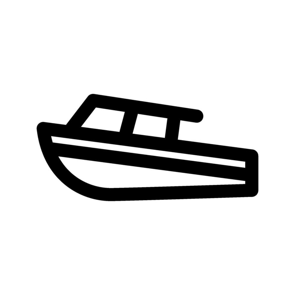 barca icona vettore simbolo design illustrazione