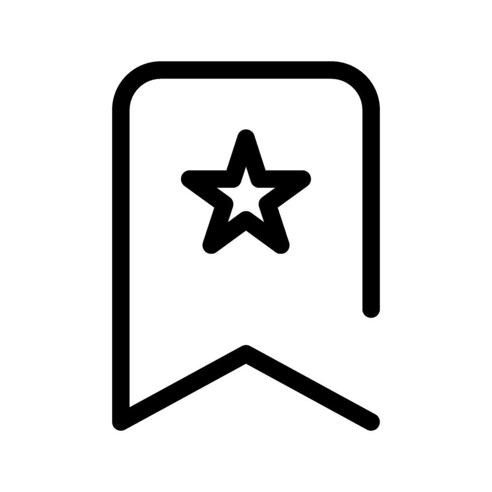segnalibro icona vettore simbolo design illustrazione
